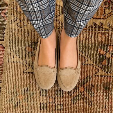 Claire Stone Suede/Latte